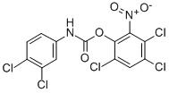 3,4,6-Trichloro-2-nitrophenyl-3,4-dichlorocarbanilate Struktur