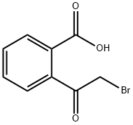 2-(2-ブロモアセチル)安息香酸 (LACTOL FORM) 化学構造式
