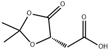 (S)-[2,2-二甲基-5-氧代二氧戊环-4-基]乙酸,73991-95-4,结构式