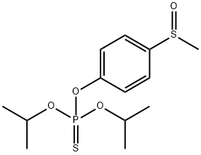 O,O-二异丙基-O-(4-(甲基亚磺酰基)苯基)硫代磷酸酯, 74-60-2, 结构式