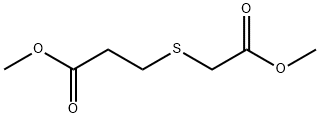 3-(2-メトキシ-2-オキソエチルチオ)プロピオン酸メチル 化学構造式
