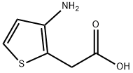 2-Thiopheneacetic  acid,  3-amino- Structure