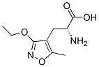 4-Isoxazolepropanoicacid,alpha-amino-3-ethoxy-5-methyl-,(R)-(9CI) Struktur