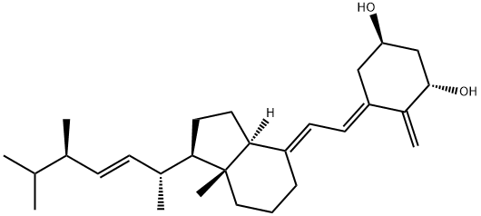 反式度骨化醇, 74007-20-8, 结构式