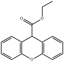 キサンテン-9-カルボン酸エチル 化学構造式