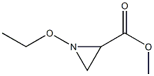 2-Aziridinecarboxylicacid,1-ethoxy-,methylester,trans-(9CI) Structure