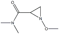 2-Aziridinecarboxamide,1-methoxy-N,N-dimethyl-,cis-(9CI) Structure