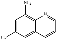 8-アミノキノリン-6-オール 化学構造式