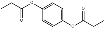 1,4-ジプロピオニルオキシベンゼン 化学構造式