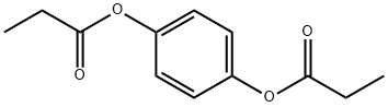 1,4-Dipropionyloxybenzene Struktur