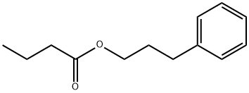 丁酸-3-苯丙酯 结构式