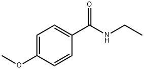 4-メトキシ-N-エチルベンズアミド 化学構造式