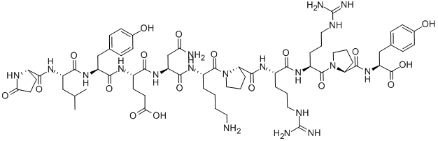 神经降压素Neurotensin (1-11), 74032-89-6, 结构式