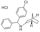 N-(4-CHLOROBENZHYDRYL)-NORBORNANAMINE HYDROCHLORIDE Structure