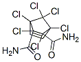 1,2,3,4,7,7-Hexachloronorborn-5-ene-2,3-dicarboxamide 结构式
