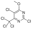2,5-Dichloro-4-methoxy-6-(trichloro-methyl)-pyrimidine Structure