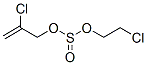 Sulfurous acid 2-chloroallyl 2-chloroethyl ester Structure