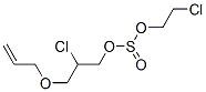 Sulfurous acid 2-chloro-3-(allyloxy)propyl 2-chloroethyl ester|