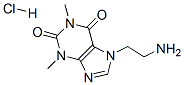 7-(2-aminoethyl)-3,7-dihydro-1,3-dimethyl-1H-purine-2,6-dione hydrochloride Structure