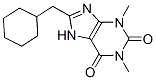 1,3-Dimethyl-8-(cyclohexylmethyl)xanthine Structure