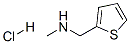 METHYL-THIOPHEN-2-YLMETHYL-AMINE HYDROCHLORIDE Structure