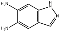 1H-INDAZOLE-5,6-DIAMINE,7404-68-4,结构式
