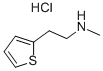 甲基-(2-噻吩-2-基-乙基)胺盐酸盐, 7404-71-9, 结构式