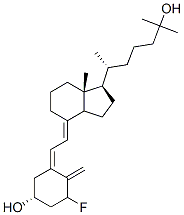 1-fluoro-25-hydroxyvitamin D3 Structure