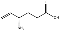 [4S,(+)]-4-アミノ-5-ヘキセン酸 化学構造式