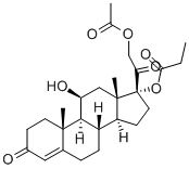 醋丙氢可的松, 74050-20-7, 结构式