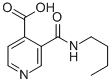 4(3)-Pyridinecarboxylic acid, 3(4)-butylcarbamoyl- Structure