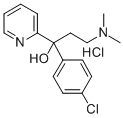Pyridinemethanol, alpha-(p-chlorophenyl)-alpha-(dimethylaminoethyl)-,  hydrochloride|1-(4-氯苯基)-3-(二甲氨基)-1-(吡啶-2-基)丙烷-1-醇盐酸盐