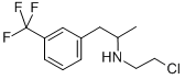 N-(2-Chloroethyl)-alpha-methyl-m-trifluoromethylphenethylamine 结构式