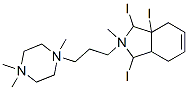 2-methyl-2-[3-(1,4,4-trimethyl-2,3,5,6-tetrahydropyrazin-1-yl)propyl]- 1,3,3a,4,7,7a-hexahydroisoindole triiodide Structure