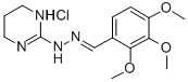 2-(2,3,4,-Trimethoxybenzylidenehydrazino)-3,4,5,6-tetrahydropyrimidine Structure