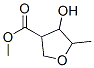 3-Furancarboxylicacid,tetrahydro-4-hydroxy-5-methyl-,methylester, Structure