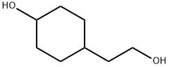 4-(2-Hydroxyethyl)cyclohexanol (cis- and trans- mixture) Struktur