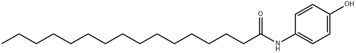 HexadecanaMide, N-(4-hydroxyphenyl)- 结构式