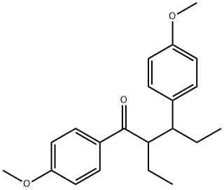 2-Ethyl-4'-Methoxy-3-(p-Methoxyphenyl)-valerophenone Structure