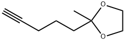 1,3-Dioxolane,  2-methyl-2-(4-pentynyl)-  (9CI) Structure