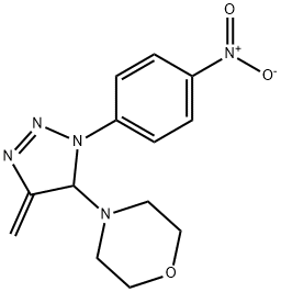 4-[5-methylidene-3-(4-nitrophenyl)-4H-triazol-4-yl]morpholine Structure