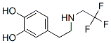 N-2,2,2-trifluoroethyl-2-(3,4-dihydroxyphenyl)ethylamine Structure