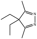 4H-Pyrazole,  4,4-diethyl-3,5-dimethyl- Structure