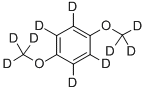 1,4-DIMETHOXYBENZENE-D10 Structure