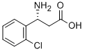 (R)-3-Amino-3-(2-chloro-phenyl)-propionic acid 化学構造式