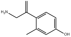 Phenol,  4-[1-(aminomethyl)ethenyl]-3-methyl- Structure