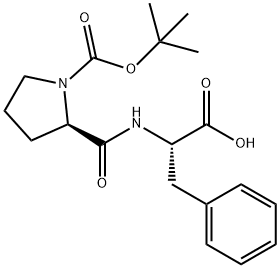 BOC-D-PRO-PHE-OH Structure