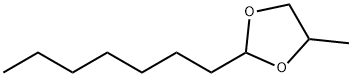 2-heptyl-4-methyl-1,3-dioxolane Structure