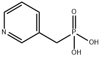 (ピリジン-3-イルメチル)ホスホン酸 化学構造式
