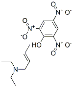 2-Butenylamine, N,N-diethyl-, picrate Structure